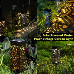 Solar Powered Vintage Garden Light